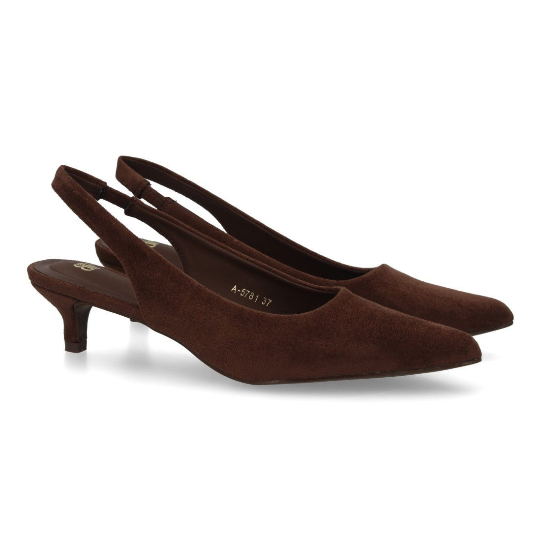 Zapato tipo slingback de mujer con diseño elegante y minimalista