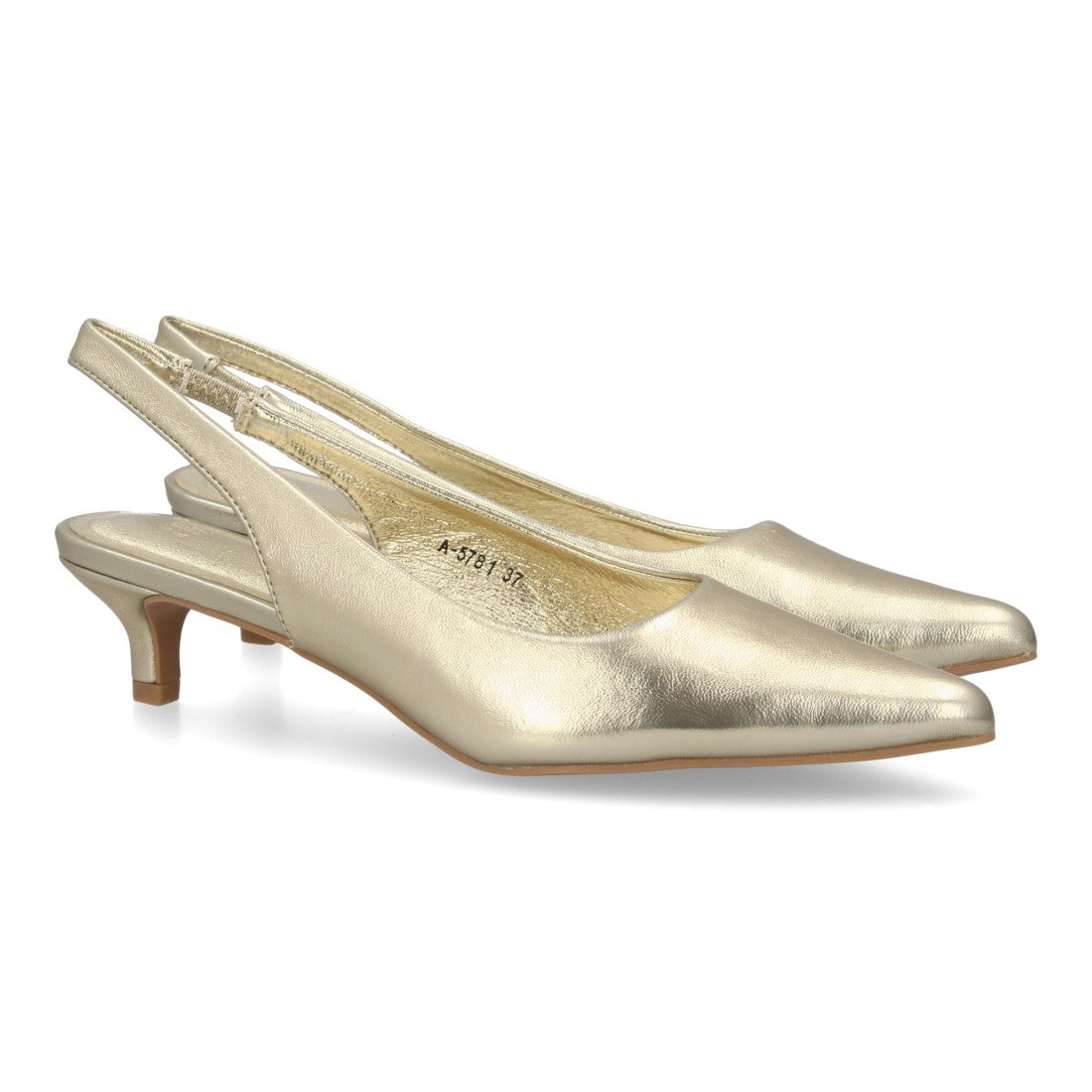Zapato tipo slingback de mujer con diseño elegante y minimalista