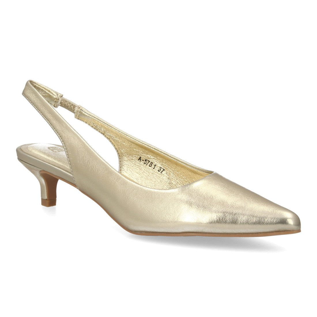 Zapato tipo slingback de mujer con diseño elegante y minimalista