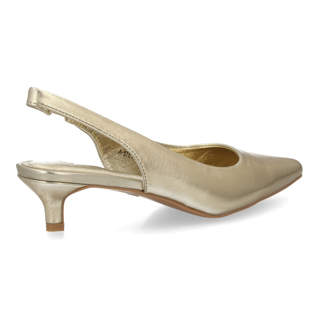 Zapato tipo slingback de mujer con diseño elegante y minimalista