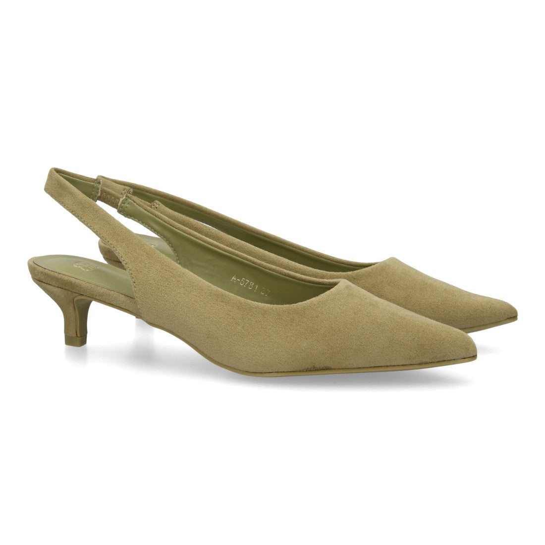 Zapato tipo slingback de mujer con diseño elegante y minimalista