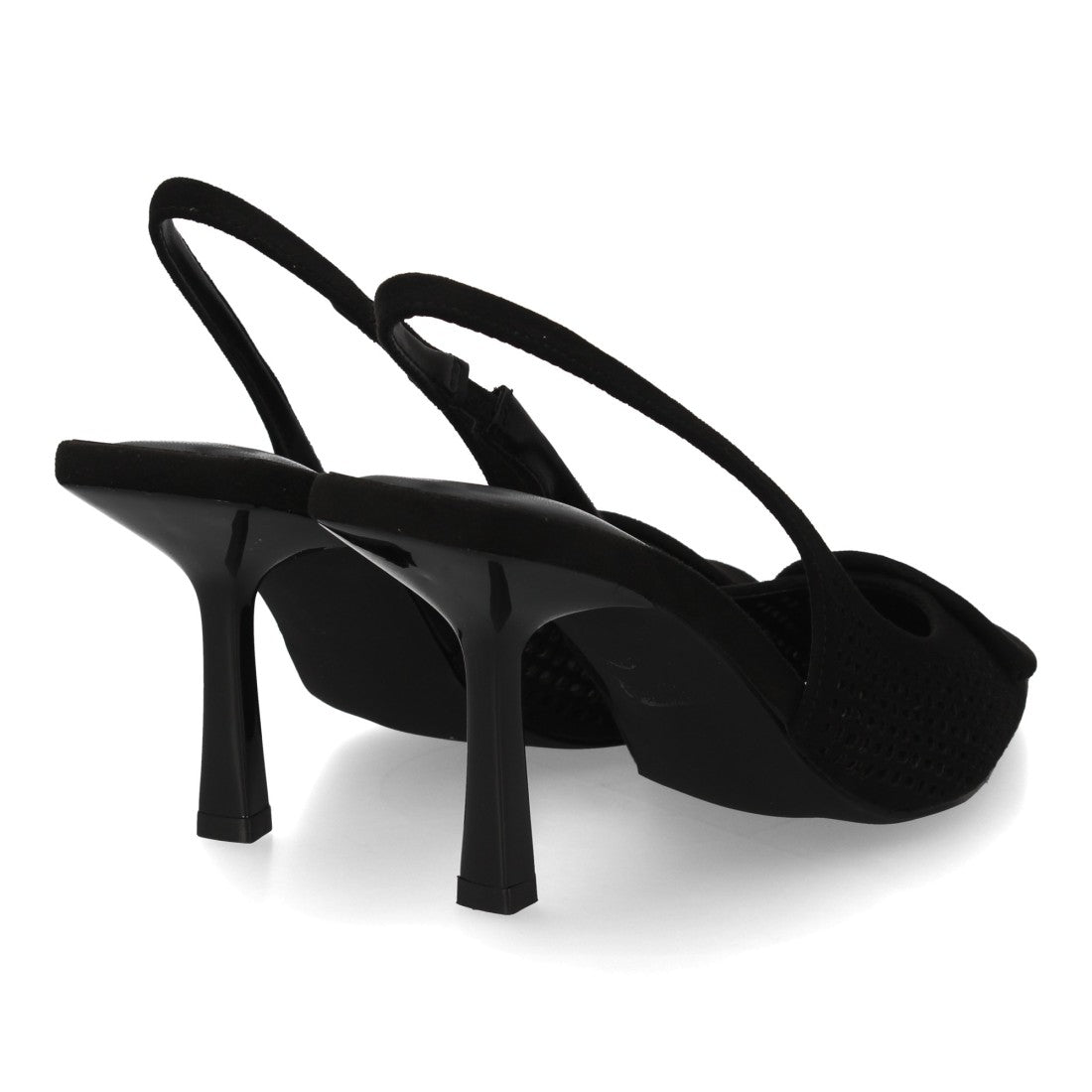 Zapato destalonado de mujer con tacón y punta fina
