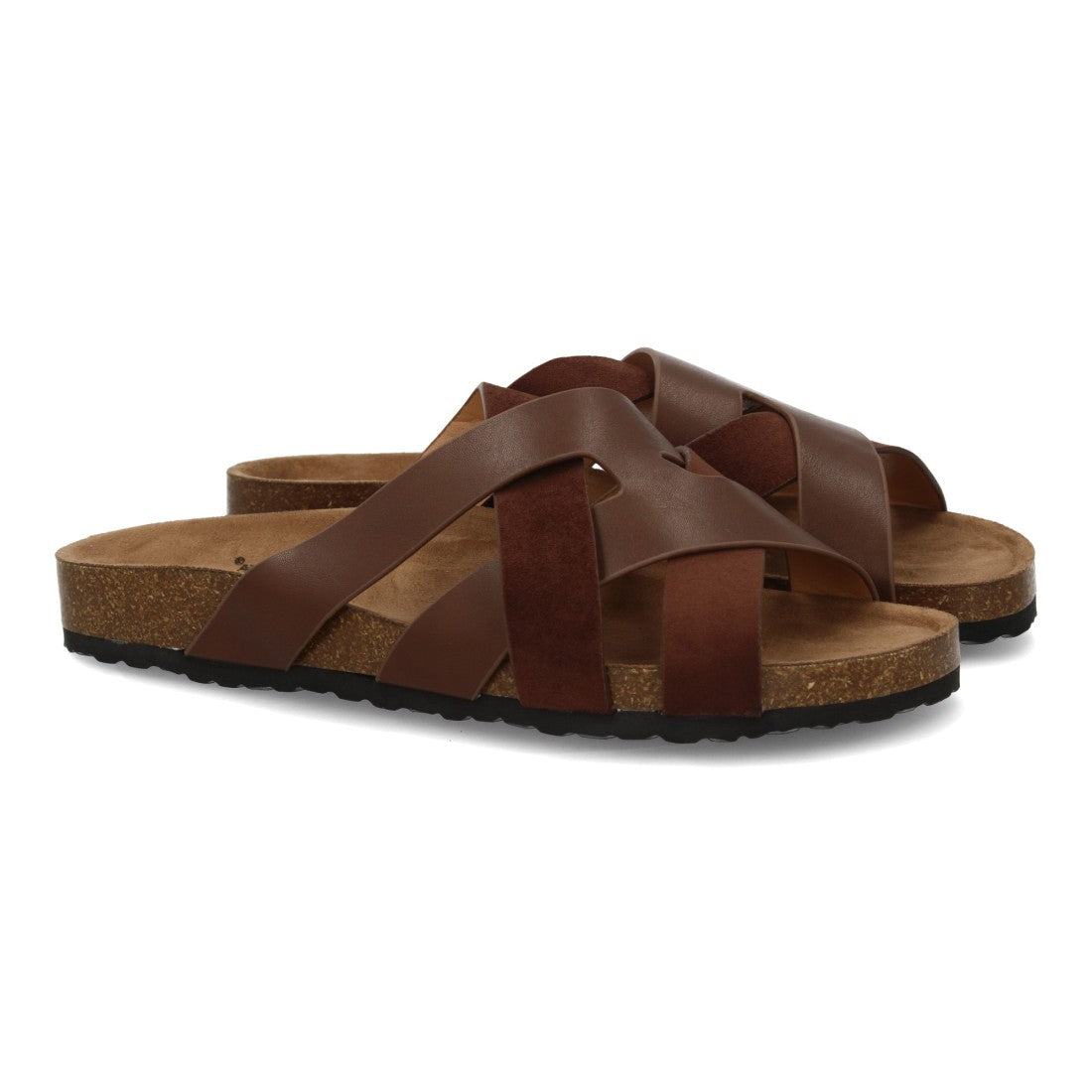 Sandalia de estilo casual de hombre con diseño de tiras cruzadas