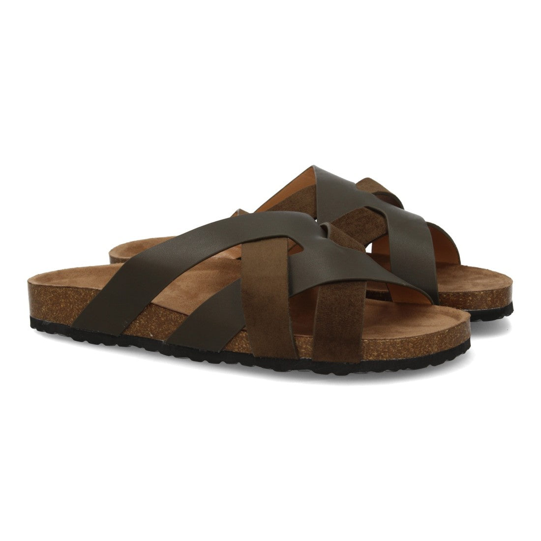 Sandalia de estilo casual de hombre con diseño de tiras cruzadas