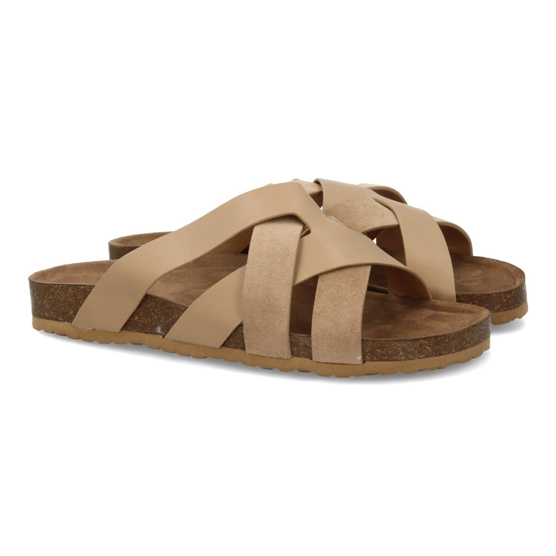Sandalia de estilo casual de hombre con diseño de tiras cruzadas