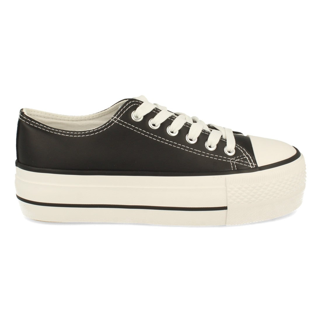Zapatilla con material sintetico de polipiel