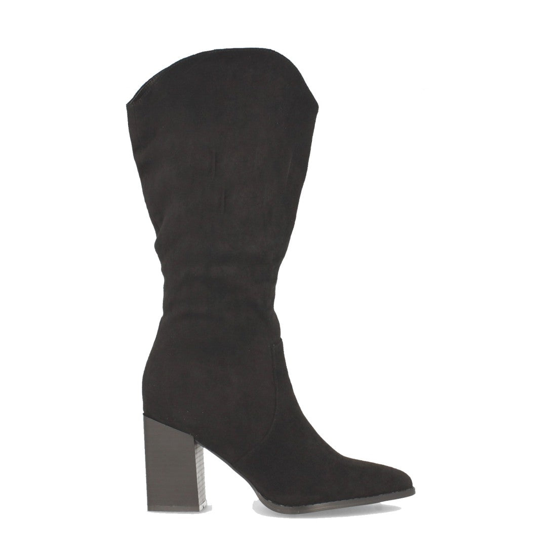 Bota de mujer con tacón alto cuadrado