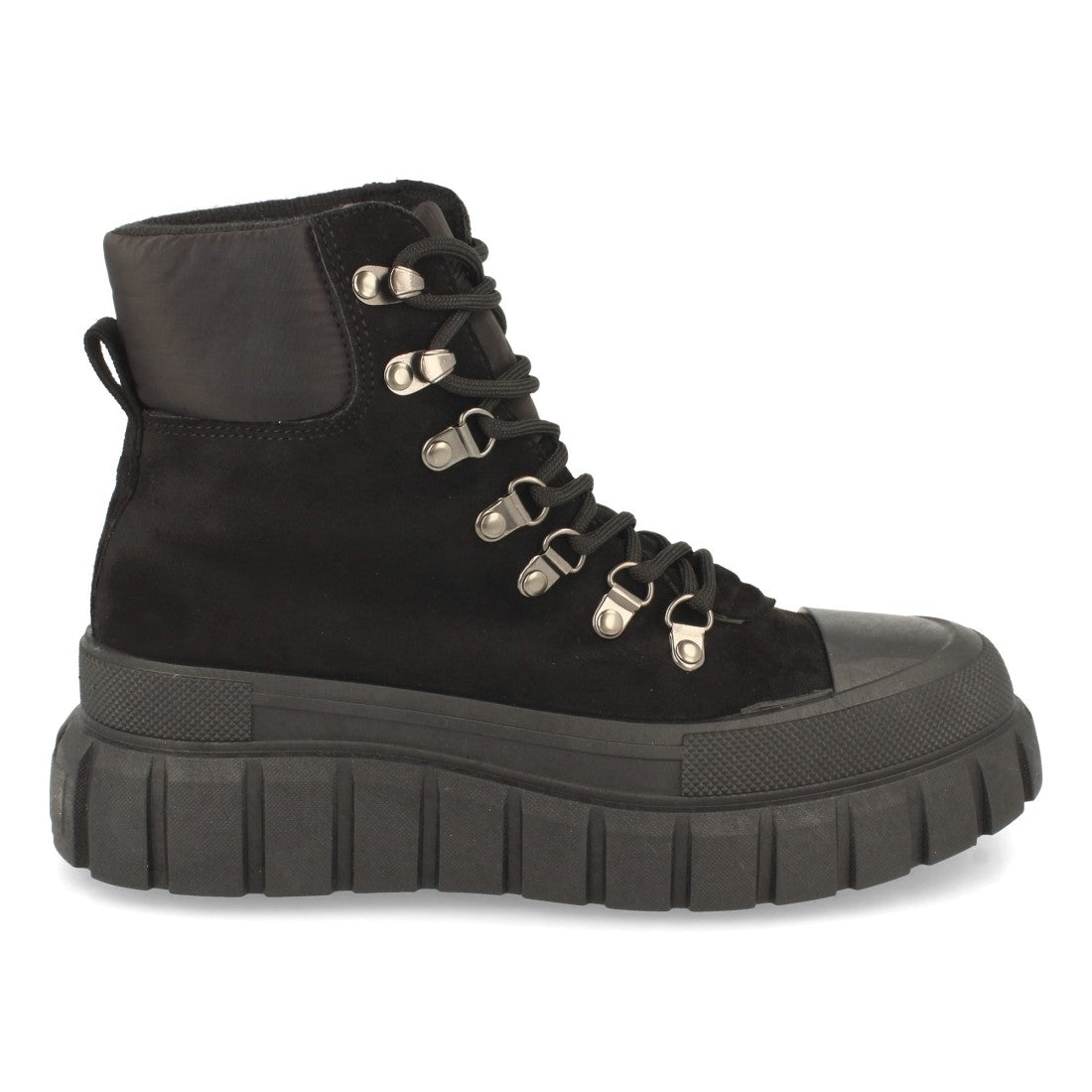 Zapatilla abotinada de mujer con plataforma
