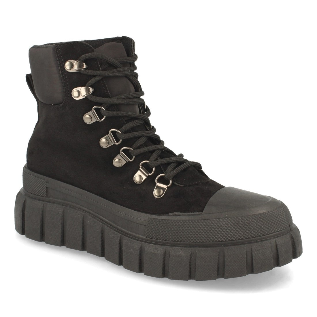 Zapatilla abotinada de mujer con plataforma