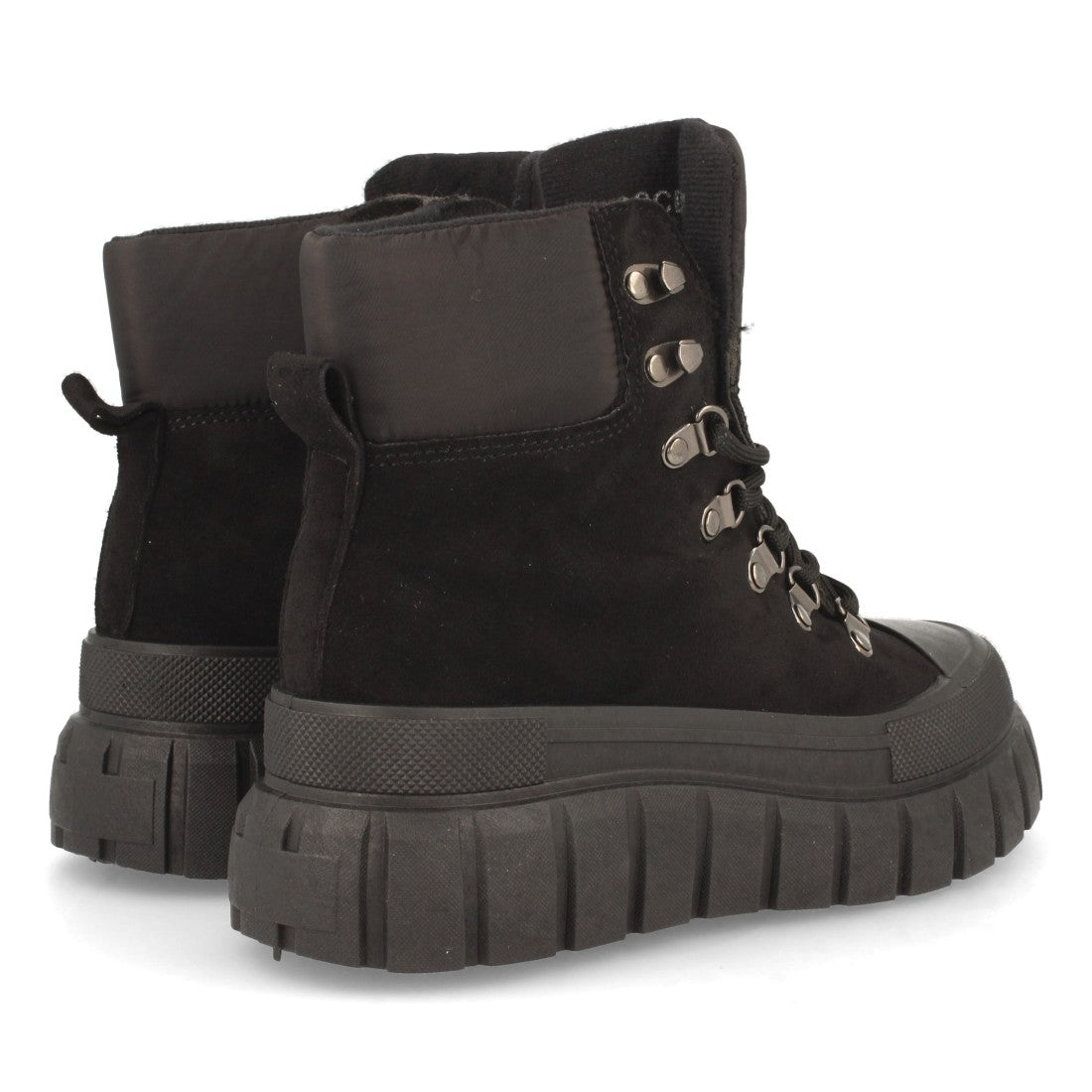 Zapatilla abotinada de mujer con plataforma