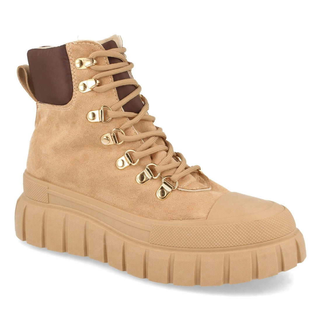 Zapatilla abotinada de mujer con plataforma