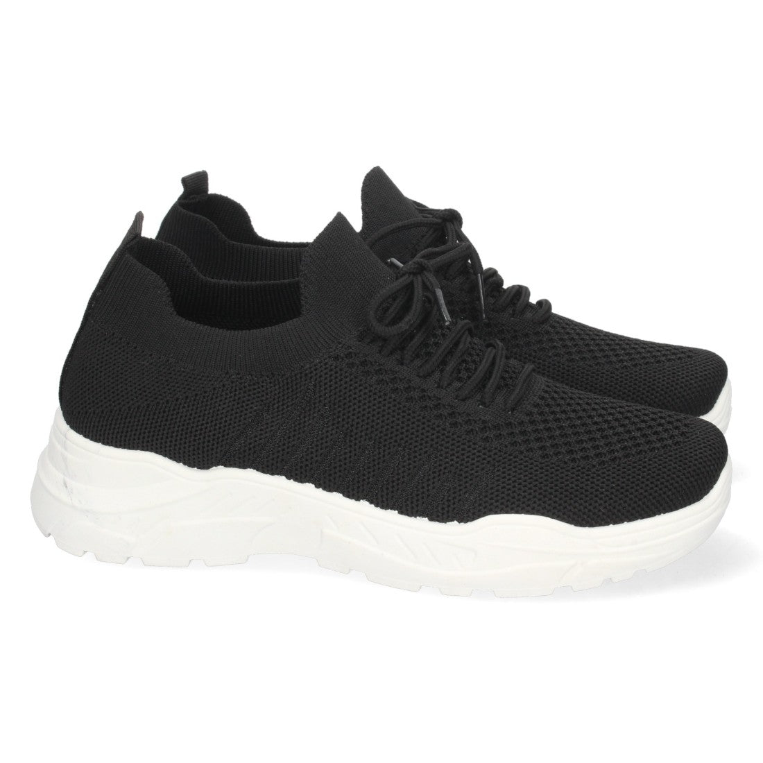 Zapatillas de mujer de estilo casual con tejido elástico