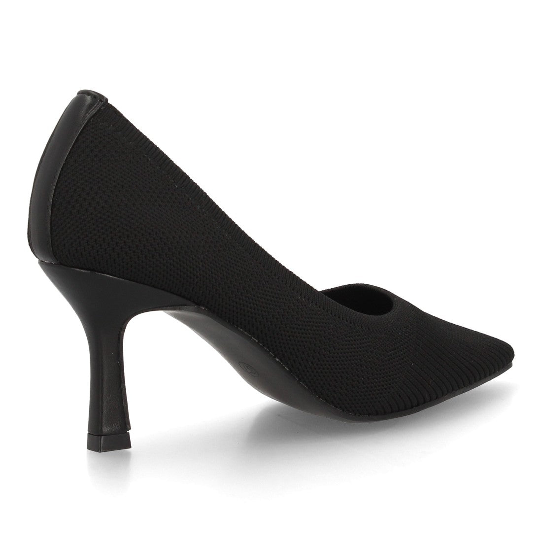 Zapato salón de mujer con acabado en tejido elástico