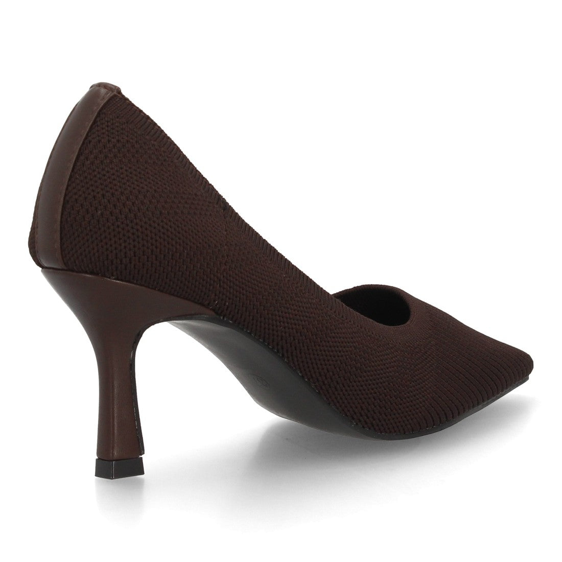 Zapato salón de mujer con acabado en tejido elástico