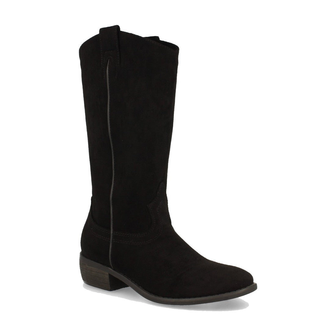 Bota de tacón de mujer con cremallera