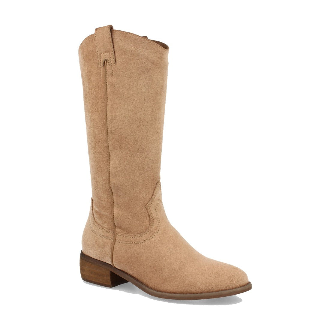 Bota de tacón de mujer con cremallera