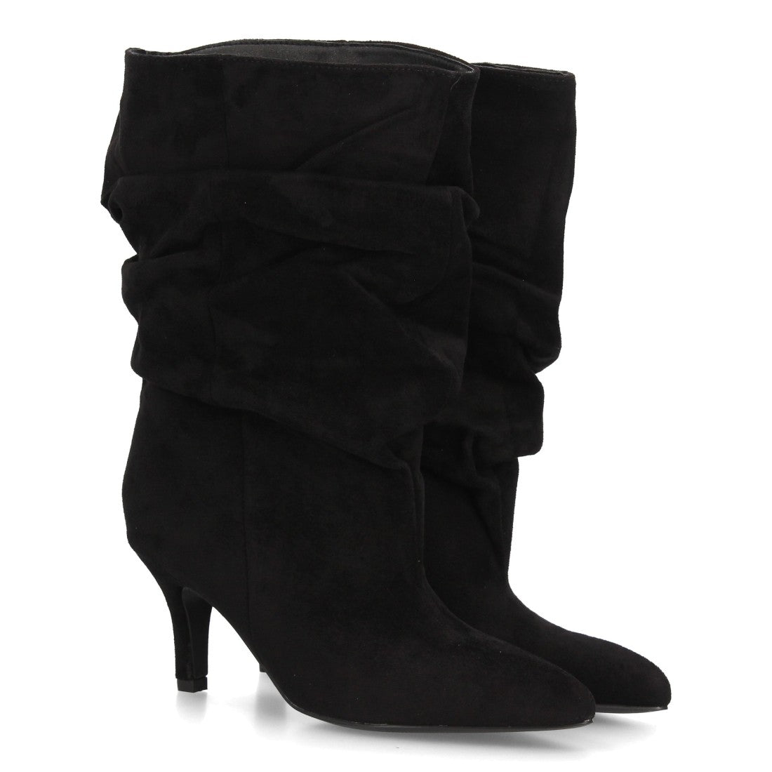 Botas de caña alta de mujer con punta y tacón finos