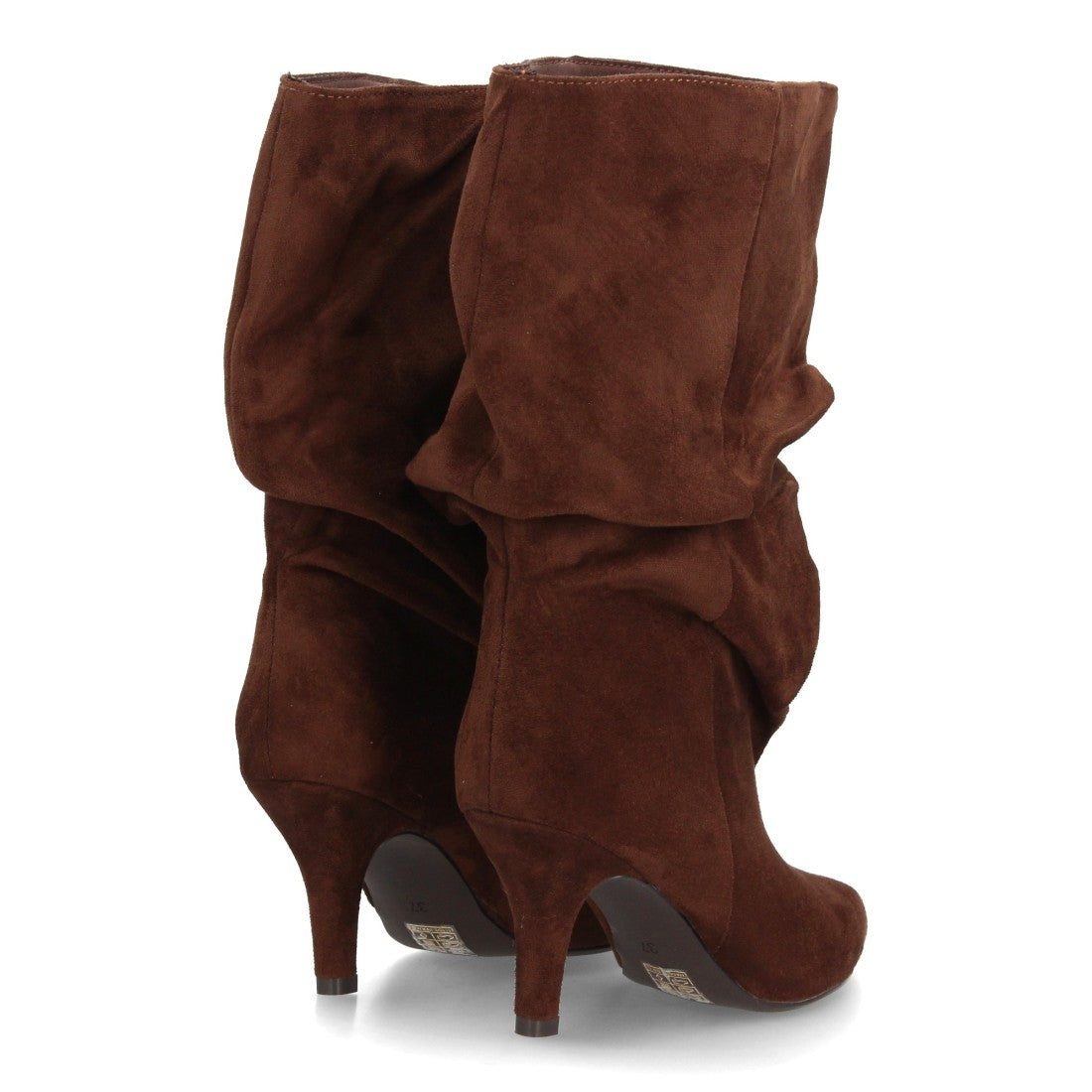 Botas de caña alta de mujer con punta y tacón finos