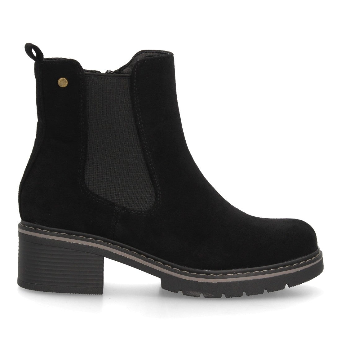 Botines chelsea de mujer con cierre de cremallera