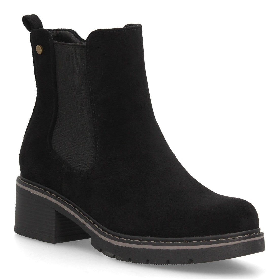 Botines chelsea de mujer con cierre de cremallera