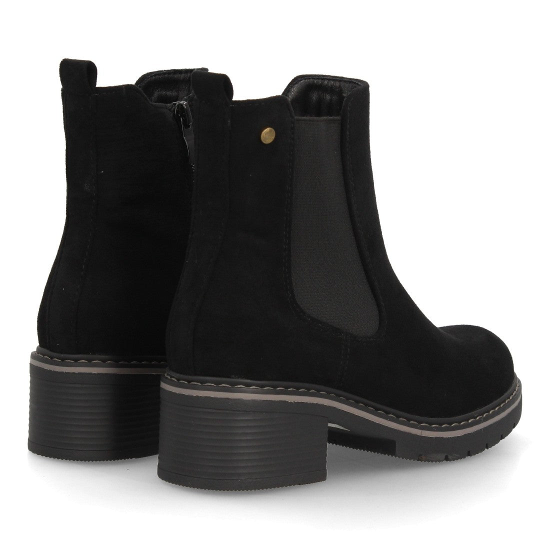 Botines chelsea de mujer con cierre de cremallera