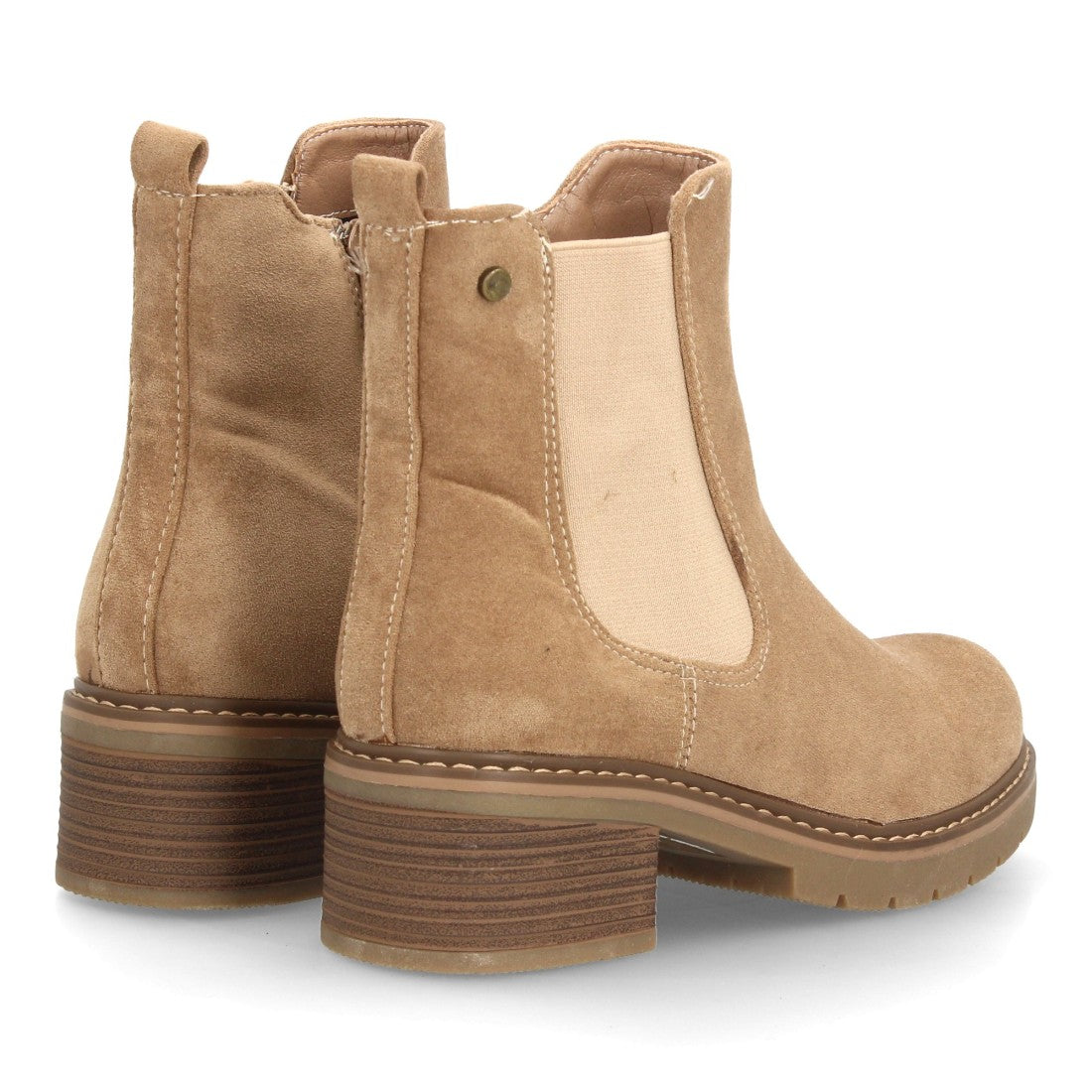 Botines chelsea de mujer con cierre de cremallera