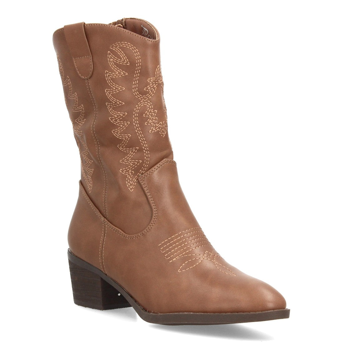 Botas cowboy de mujer con diseño de inspiración western - Kaki