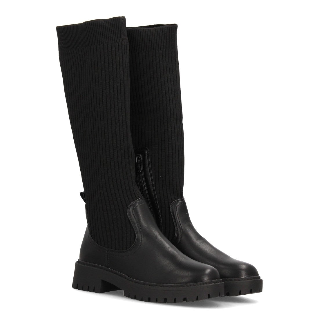 Botas altas de mujer con caña elástica