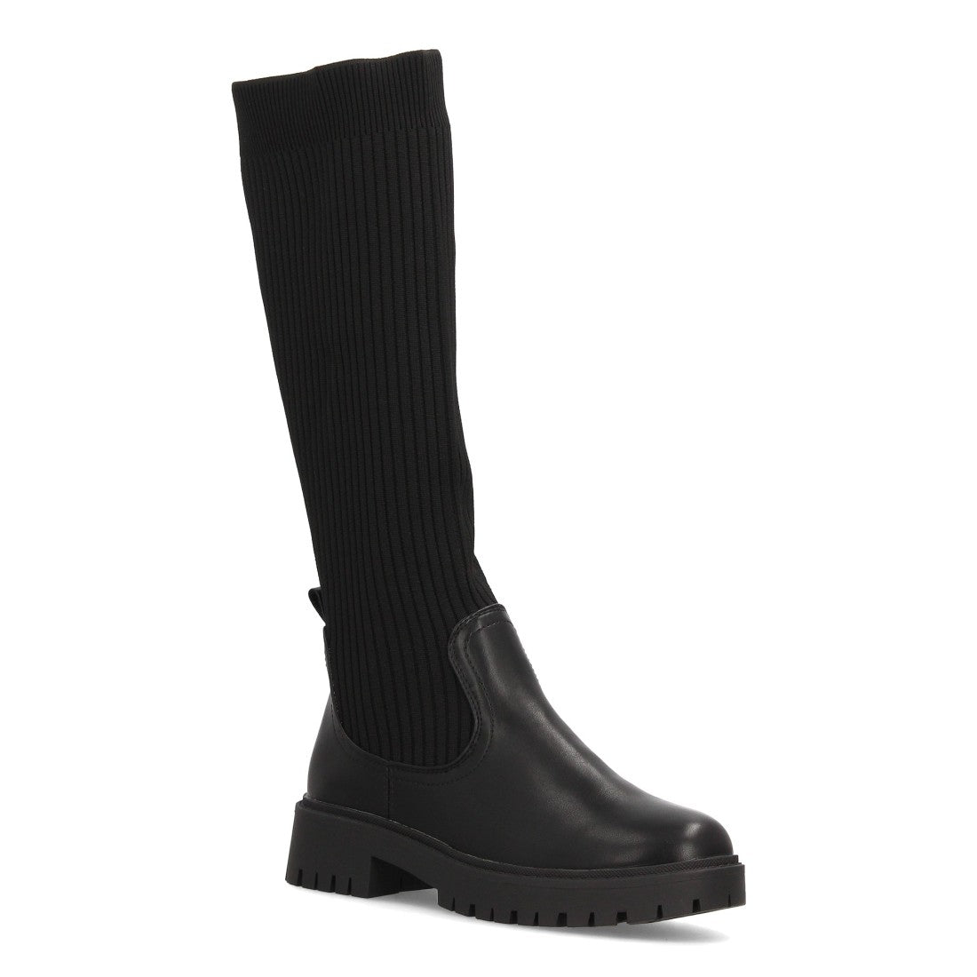 Botas altas de mujer con caña elástica