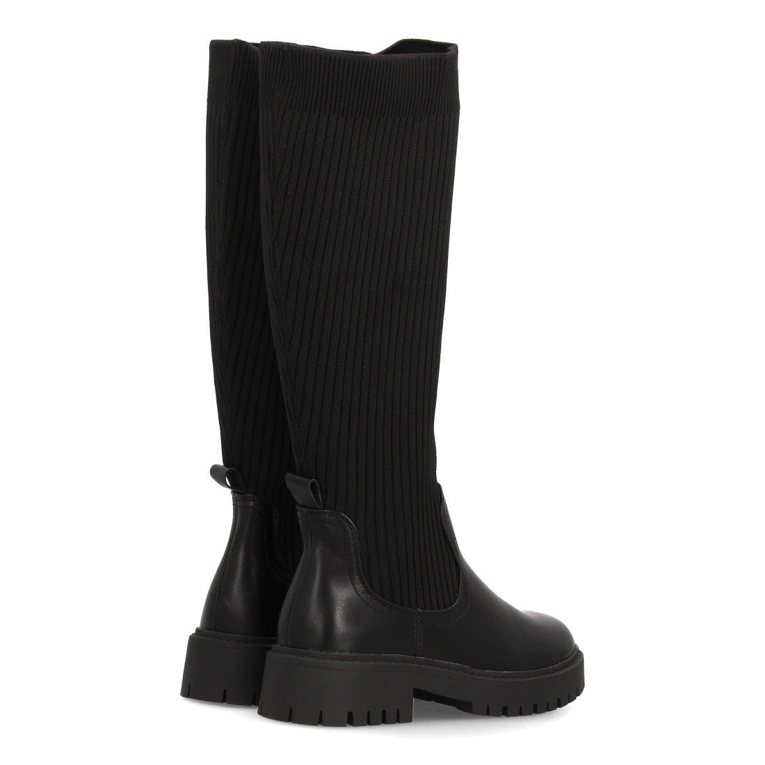 Botas altas de mujer con caña elástica