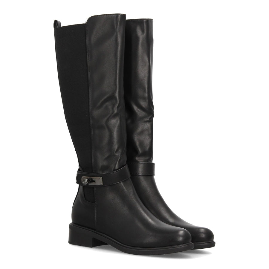 Botas altas de mujer con diseño clásico de inspiración ecuestre