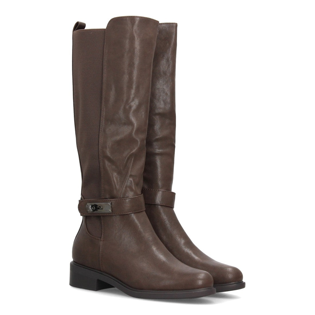 Botas altas de mujer con diseño clásico de inspiración ecuestre