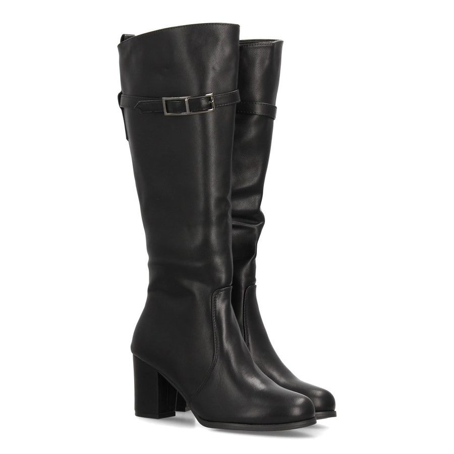 Botas altas de mujer con diseño elegante - Negro (Ref. 2551)