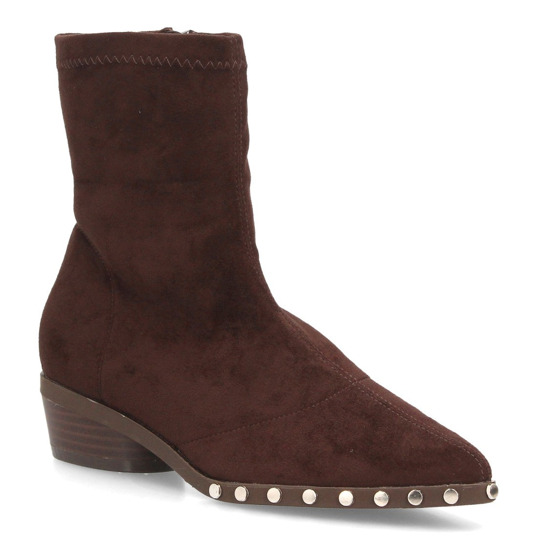Botines de estilo moderno de mujer con tacón bajo y estable