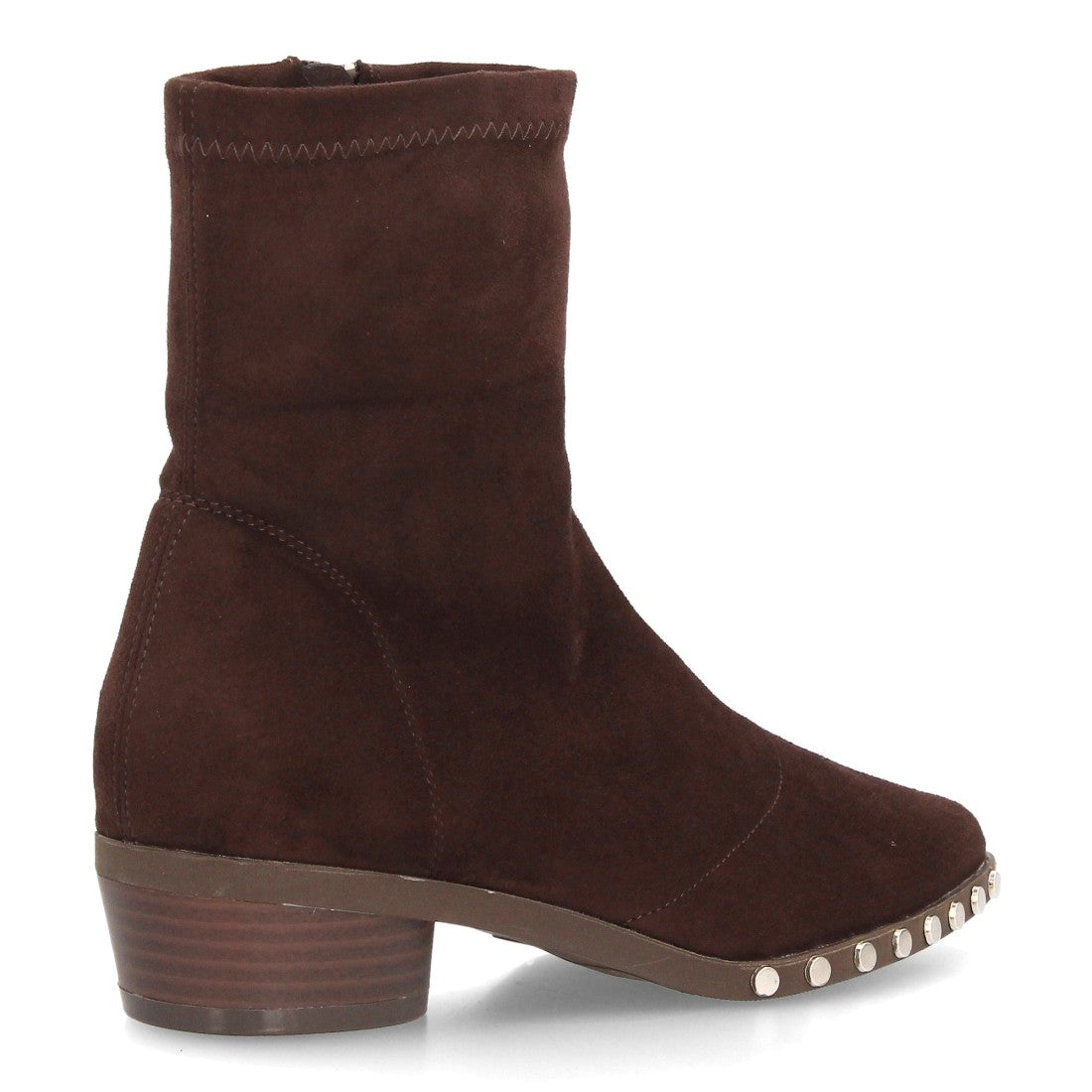 Botines de estilo moderno de mujer con tacón bajo y estable