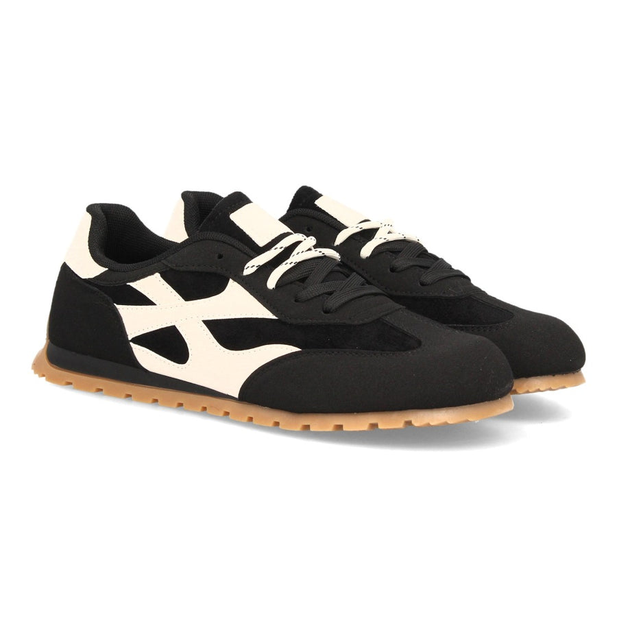 Zapatillas barefoot de mujer con diseño deportivo de inspiración retro