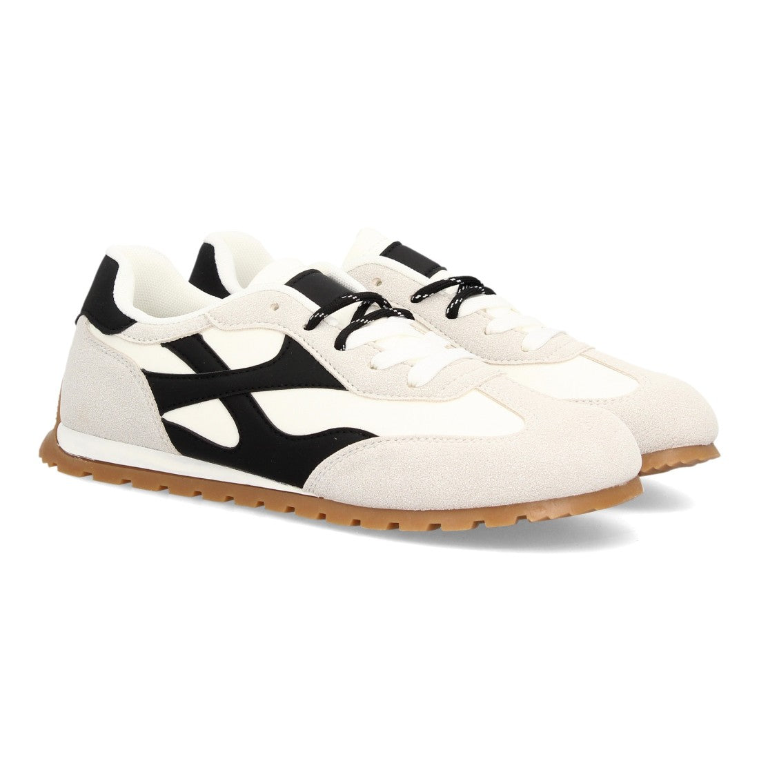 Zapatillas barefoot de mujer con diseño deportivo de inspiración retro