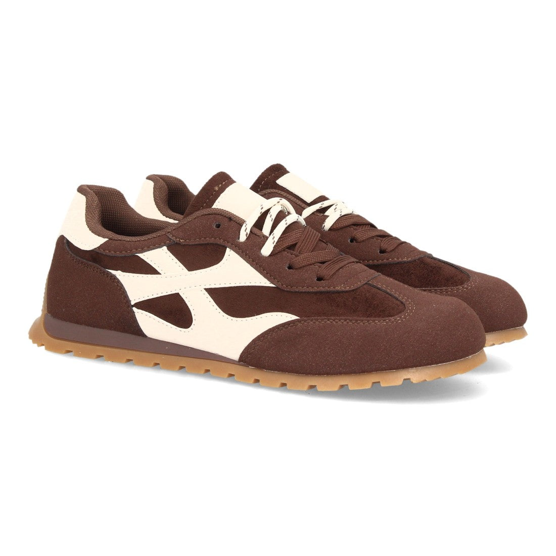 Zapatillas barefoot de mujer con diseño deportivo de inspiración retro