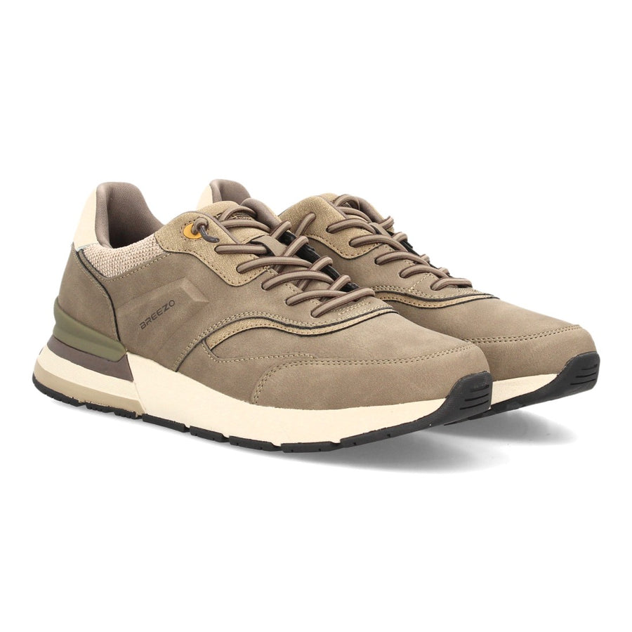 Zapatillas de estilo casual de hombre con cierre de cordones elásticos