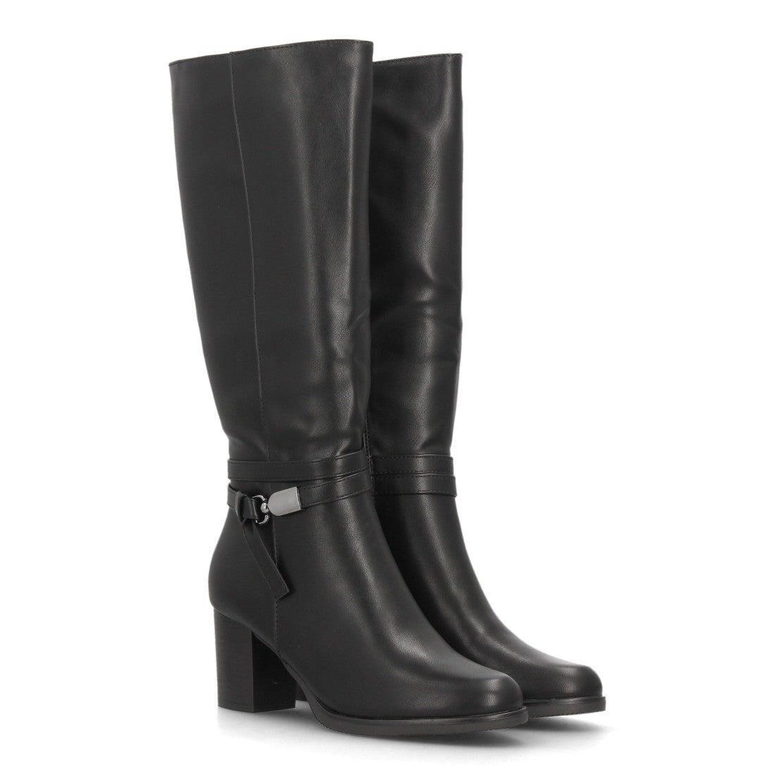 Botas altas de mujer con cierre de cremallera