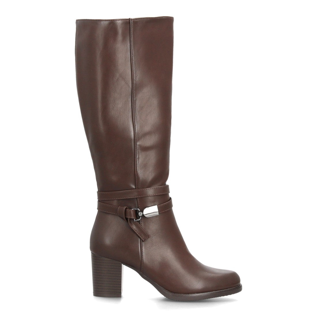 Botas altas de mujer con cierre de cremallera