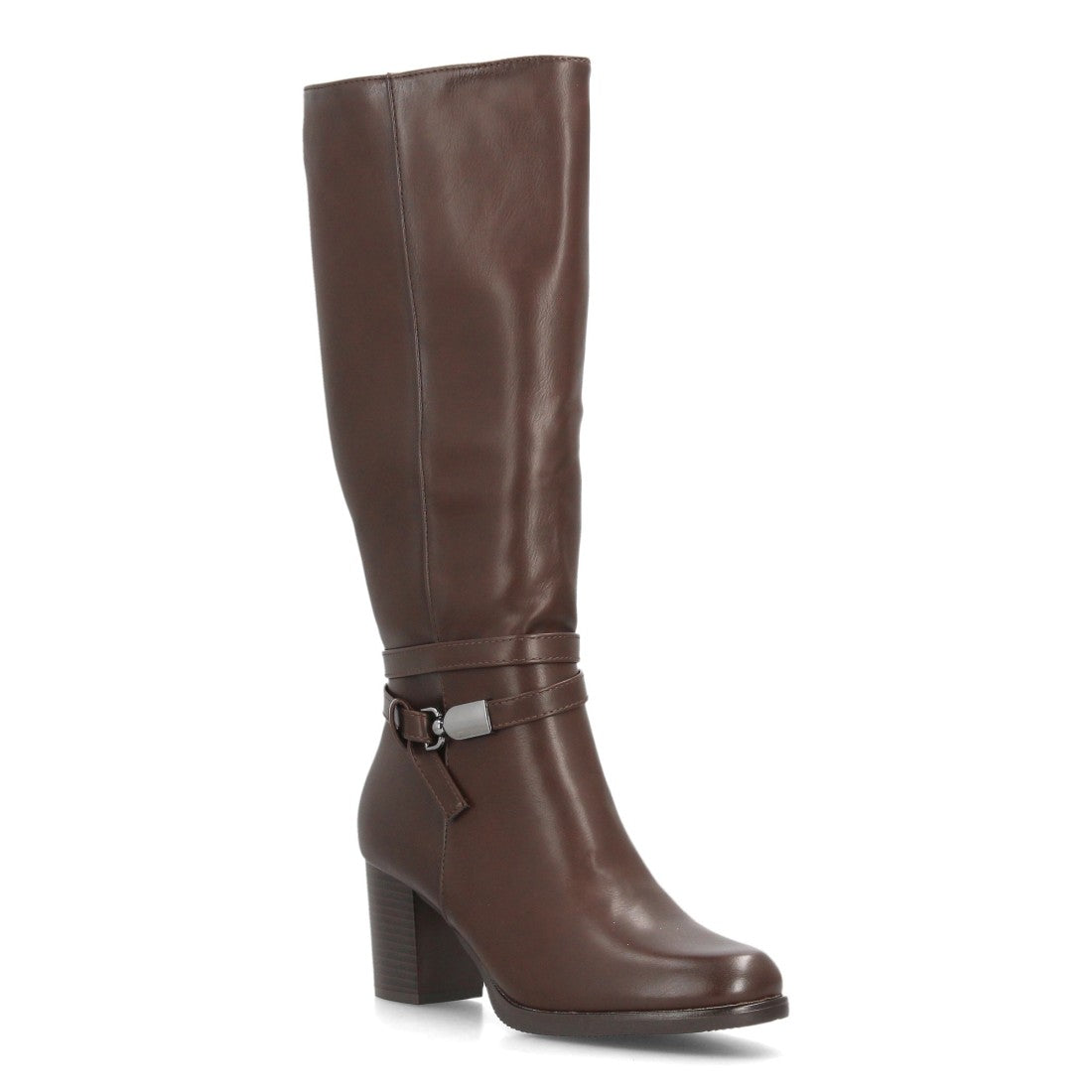 Botas altas de mujer con cierre de cremallera