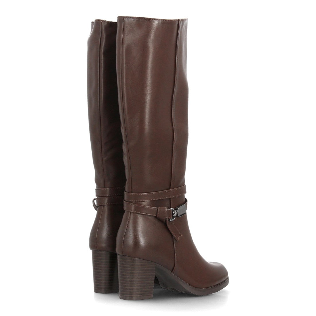 Botas altas de mujer con cierre de cremallera