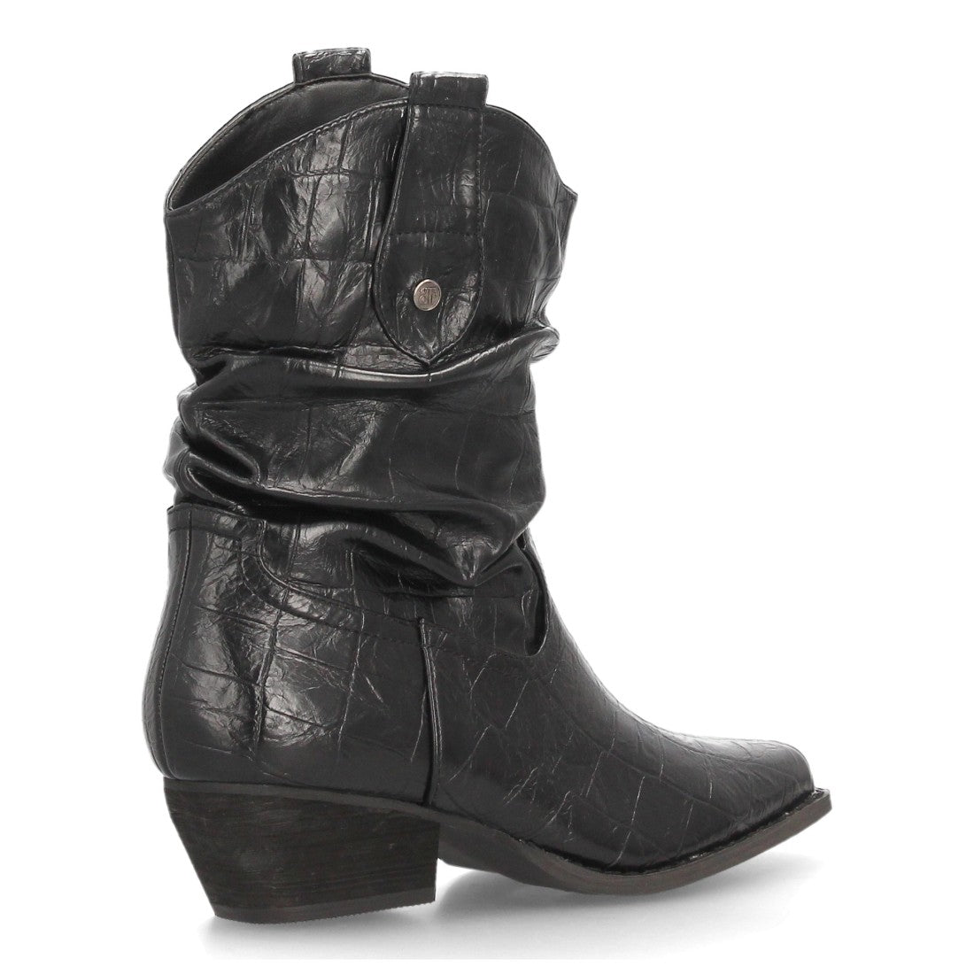Botines de inspiración cowboy de mujer con cierre de cremallera