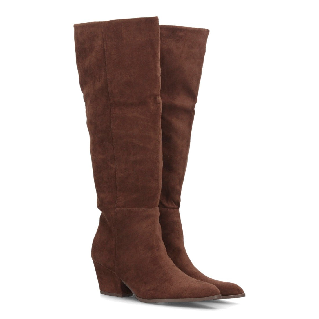 Botas altas de mujer con cierre de cremallera