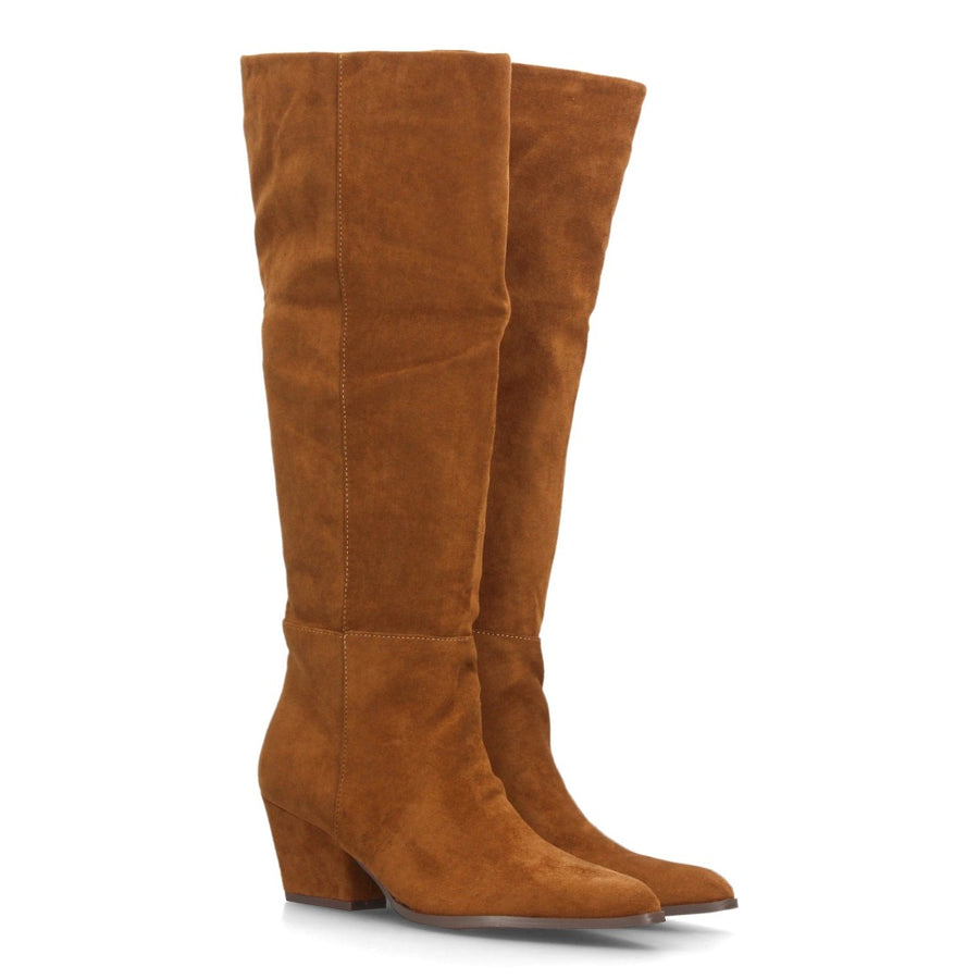 Botas altas de mujer con cierre de cremallera