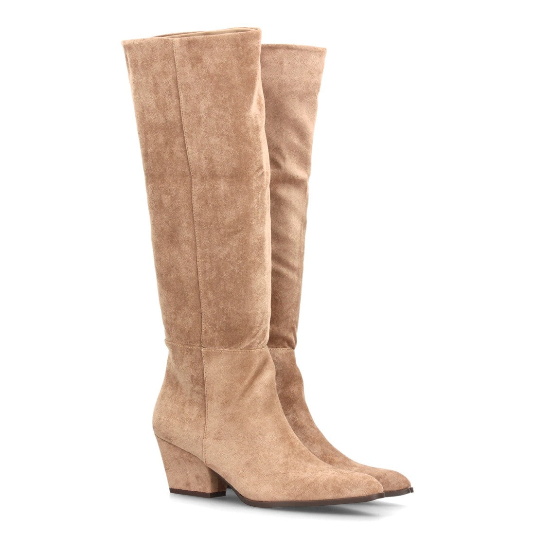 Botas altas de mujer con cierre de cremallera