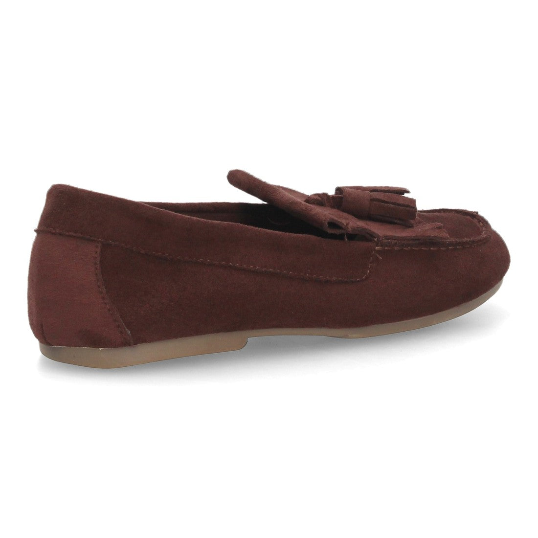 Mocasines de estilo clásico de mujer con adorno de flecos en y borlas