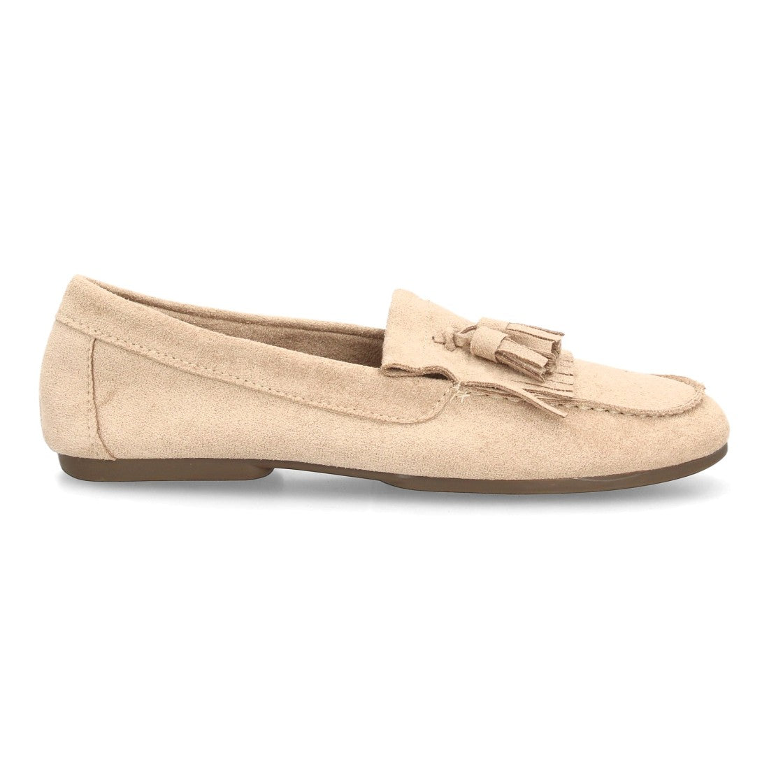 Mocasines de estilo clásico de mujer con adorno de flecos en y borlas