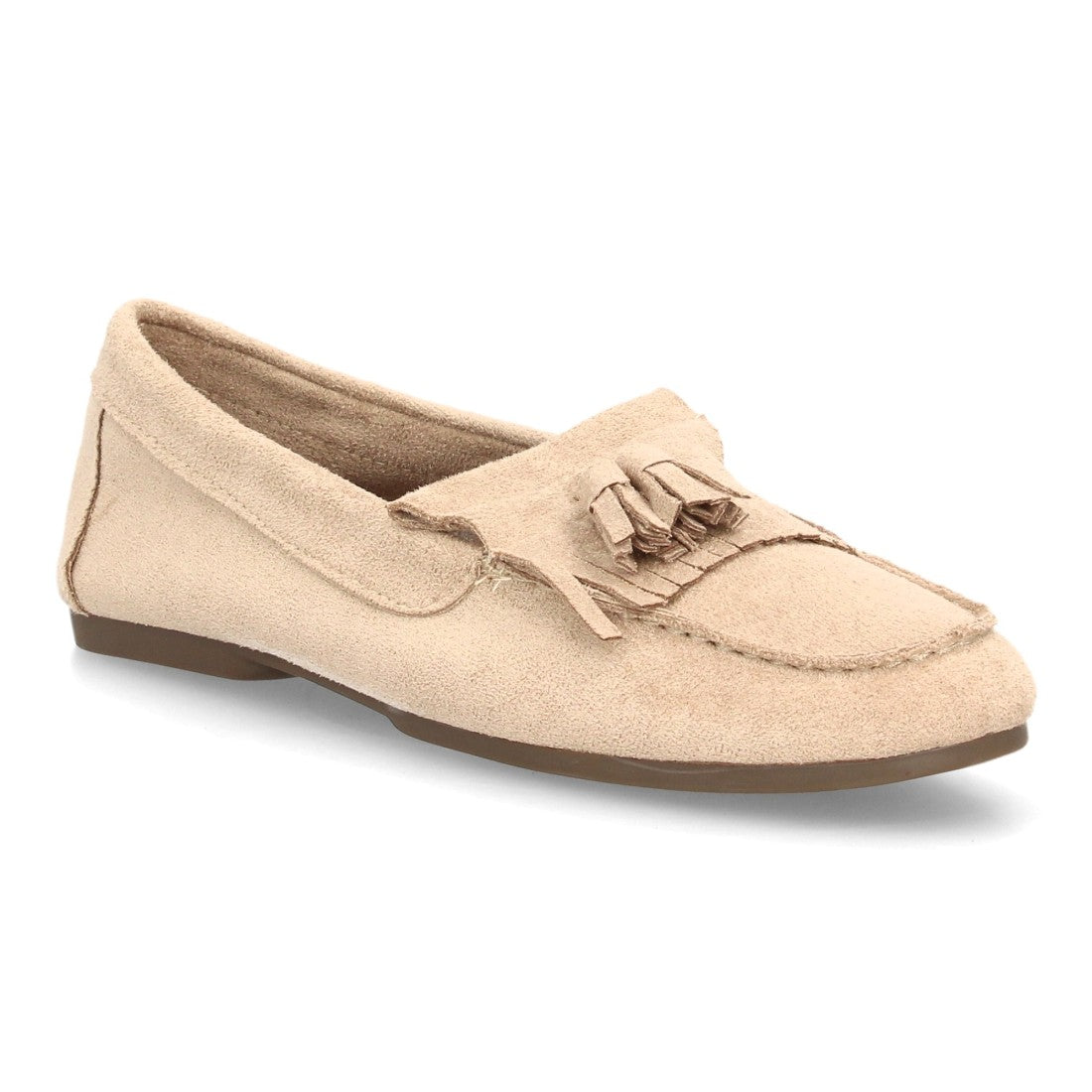 Mocasines de estilo clásico de mujer con adorno de flecos en y borlas